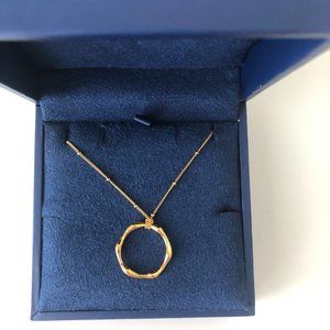 Missoma gold large molten necklace